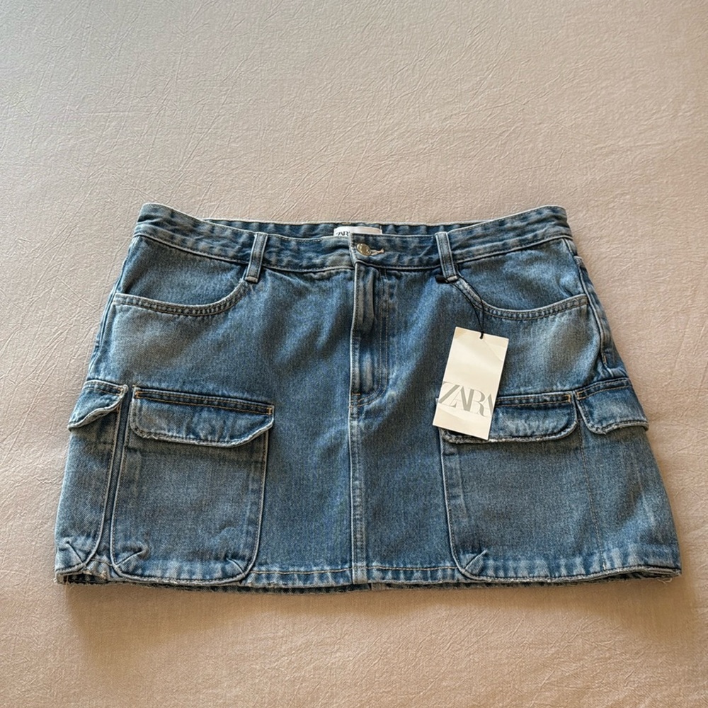 Zara Denim Mini Skirt